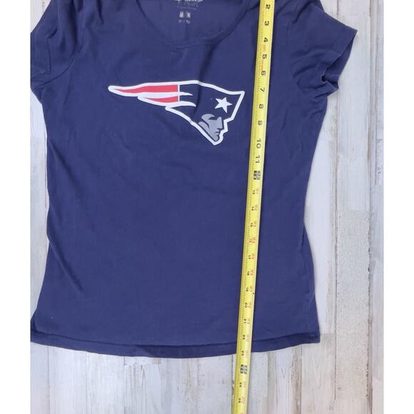 Womens Patriots Rob Gronkowski #87 NFL Navy Shirt Med 4Her By Carl Banks - Picture 9 of 9